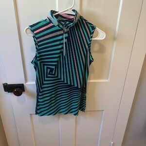 Jamie Sadock Autographed Design Golf Tank Top Size Small